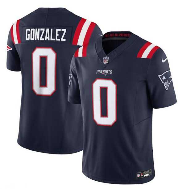Men & Women & Youth New England Patriots #0 Christian Gonzalez Navy 2025 F.U.S.E. Vapor Limited Stitched Jersey->new england patriots->NFL Jersey
